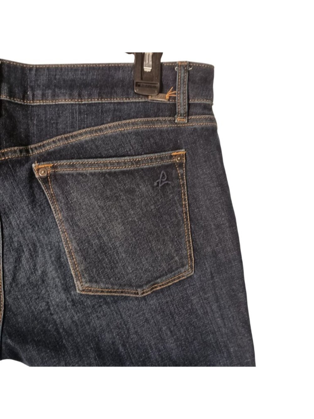 DL1961 Emma Power Legging Dark Wash Skinny Jeans Womens Size 30 Made With Americ - Picture 9 of 10